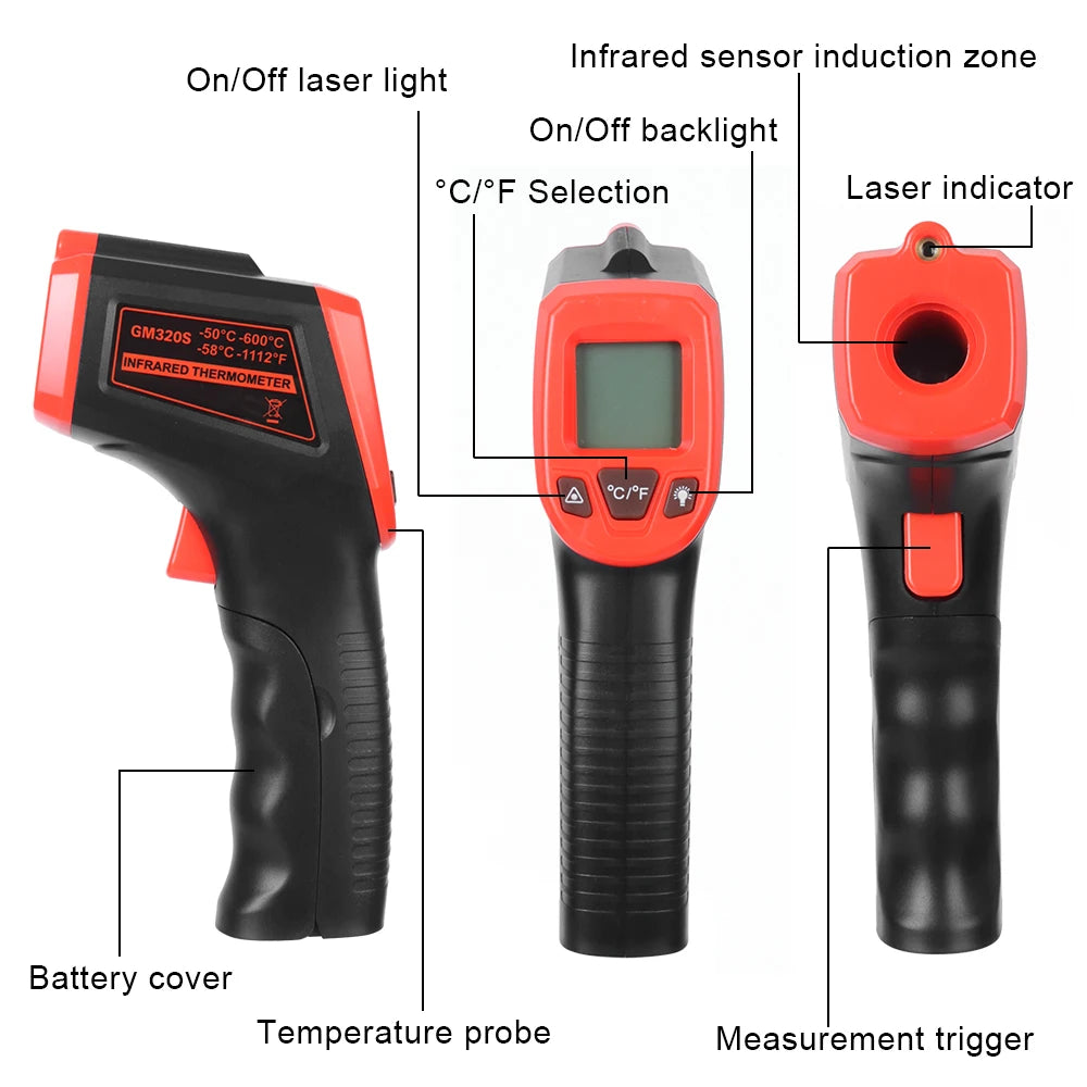 Infrared Surface Temperature Gun