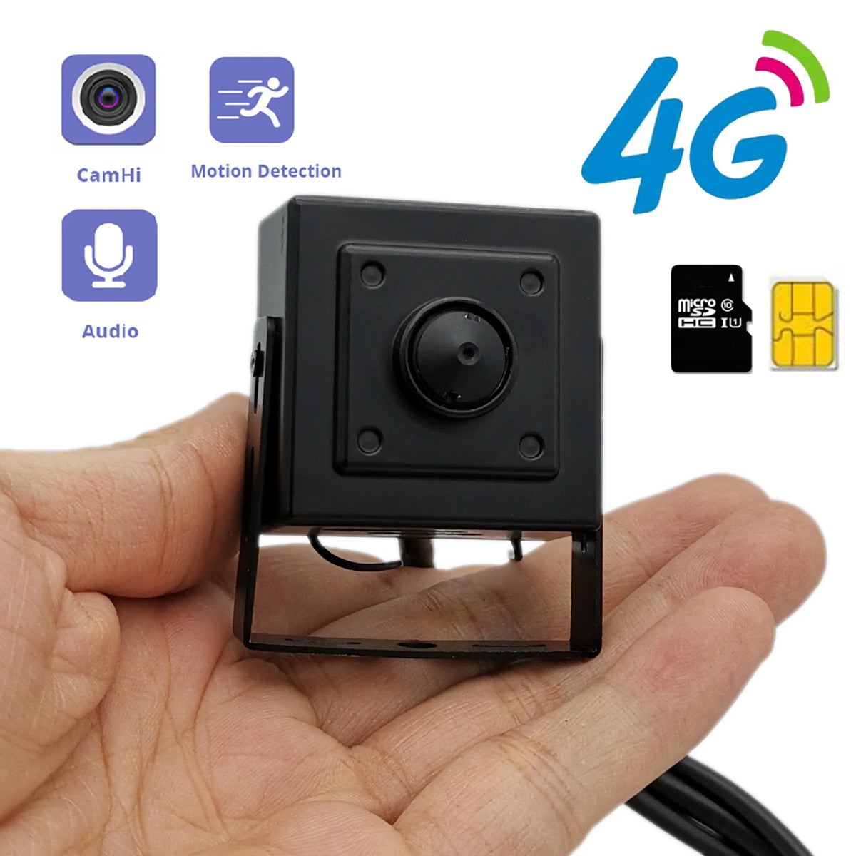 4G mini beveiligingscamera 1080p binnenafstandsbediening