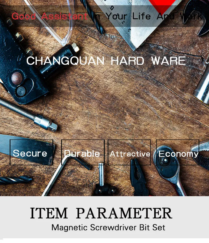 Magnetic Precision Screwdriver Bit Set