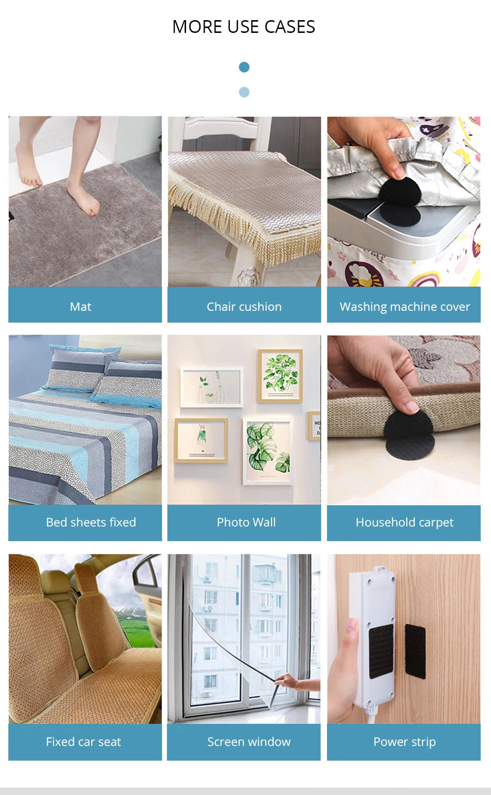 10pcs 6CM Bed Sheet Mattress Holder Sofa Cushion Blankets Fixing Slip-resistant Universal Patch Home Grippers Clip Holder 