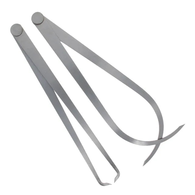 Inside and Outside Steel Pottery Calipers, Two-Piece Set