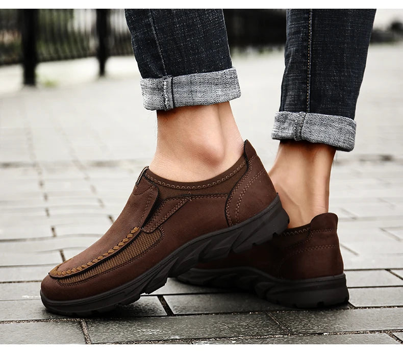 Men's Casual Breathable Slip-On Loafers