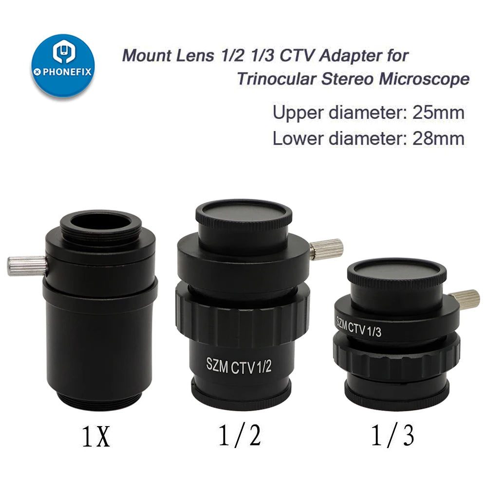 Adapter optyczny C-Mount do mikroskopu - opcje SZM