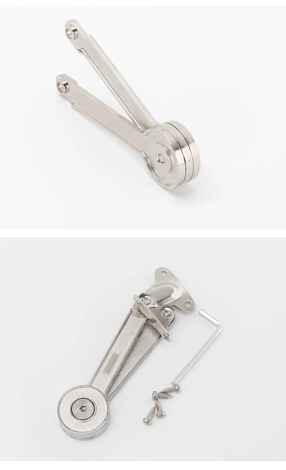 Adjustable Lift-Up Cabinet Door Support Hinge
