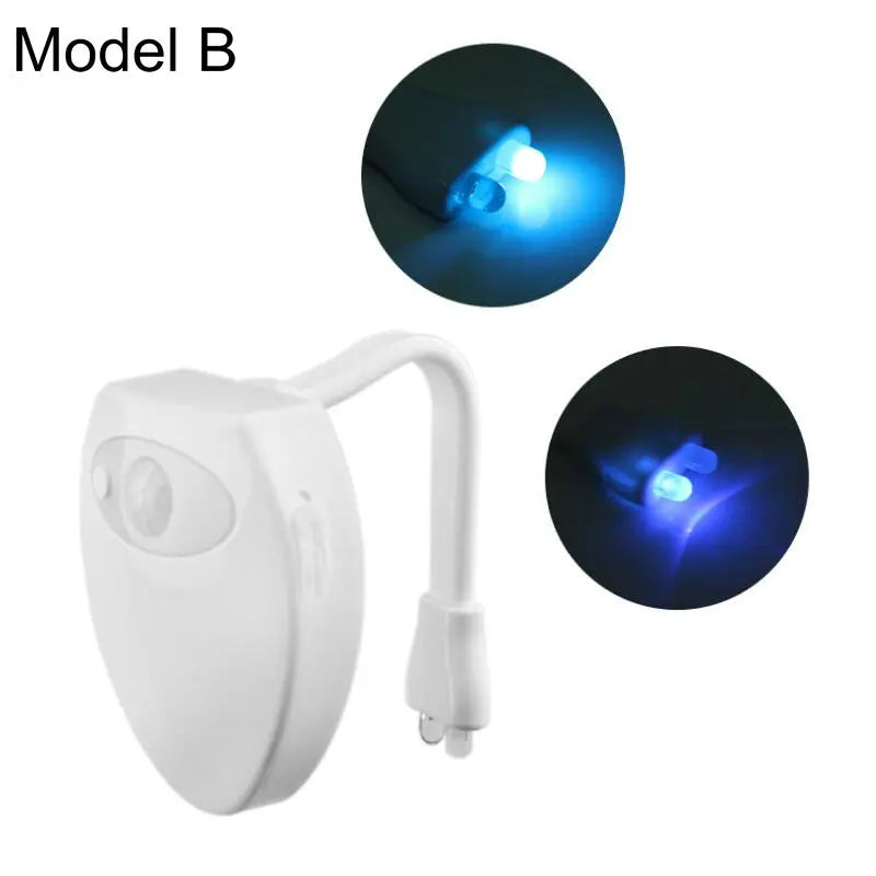 USB Rechargeable Motion Sensor Toilet Night Light 16 Colors