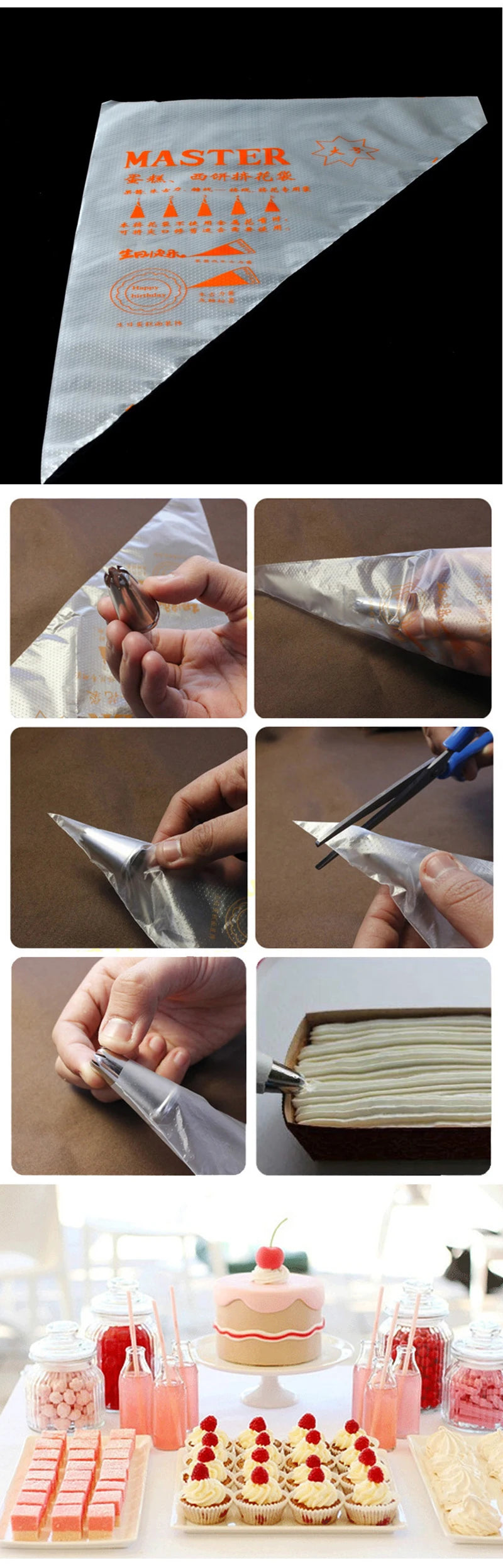 Cake Decorating Turntable Kit and Spatula Options