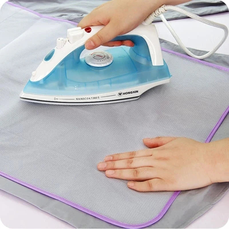 Clothes Ironing Protection Pad Cloth Protective Press Mesh Ironing Board Mat Insulation Against Random Colors Ironing Board Cove 