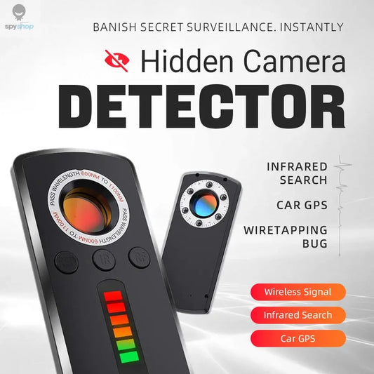 Hidden Camera Detector Anti Spy Gadget Anti-Spy RF Detector Car GPS Camera Finder for Privacy Protection  Wireless Signal Mini Spy-shop.com