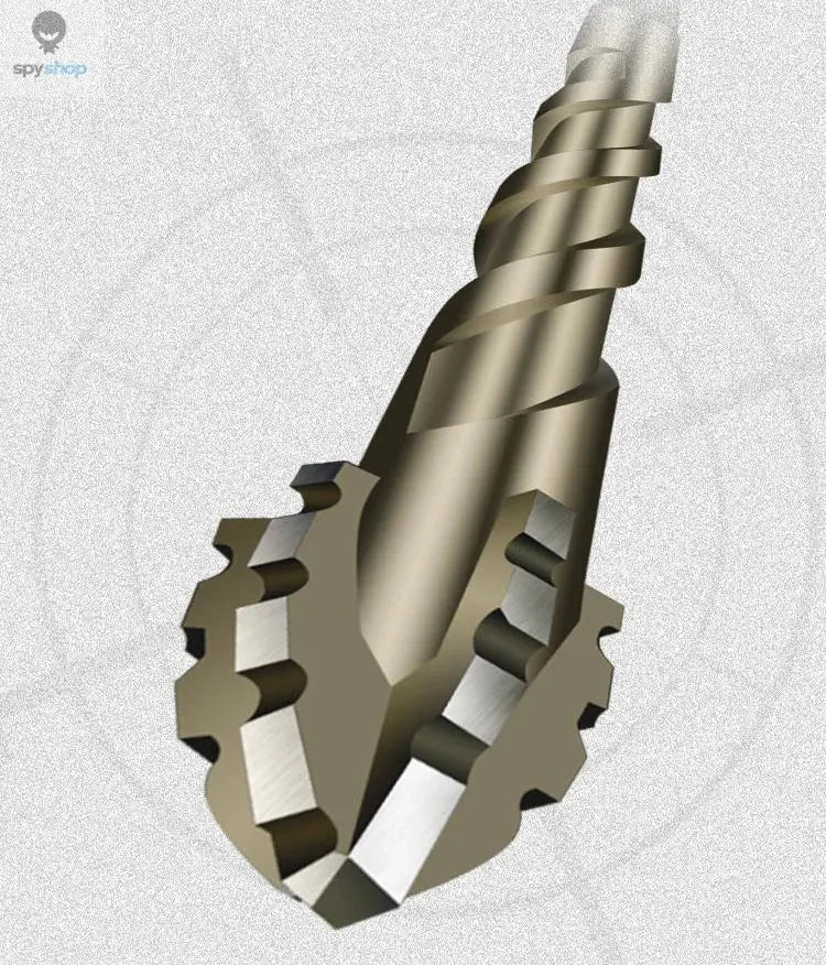 High-Four-edged serrated eccentric drill for dry drilling of ceramic tiles, glass, marble, concrete, stainless steel drill bits Spy-shop.com