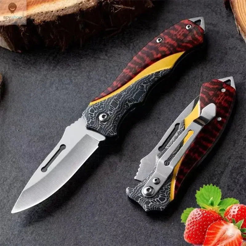 High Hardness Multifunctional Folding Pocket Knife for Household, Outdoor, Hunting, and Fishing 