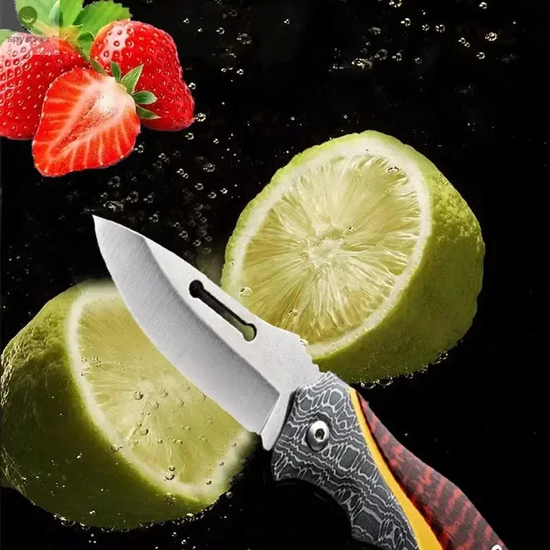 High Hardness Multifunctional Folding Pocket Knife for Household, Outdoor, Hunting, and Fishing 
