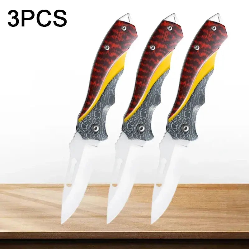 High Hardness Multifunctional Folding Pocket Knife for Household, Outdoor, Hunting, and Fishing 