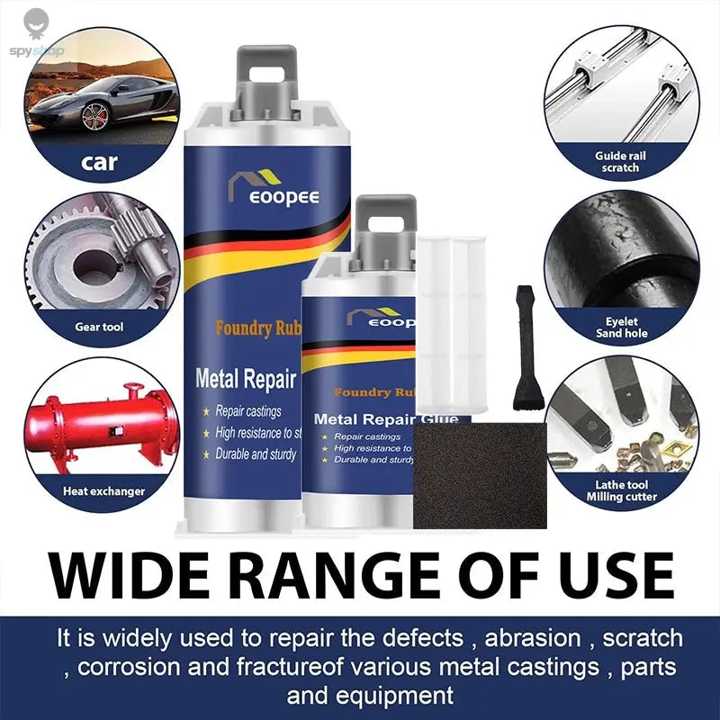 High-Strength Metal Repair Epoxy Adhesive Heat & Cold Resistant Welding Glue Leak Repair Tool Metal Repair Paste 15g/50ml/100ml 