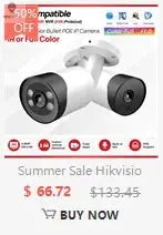Hikvision Compatible 8MP  5X Zoom PTZ Camera POE Smart Dual Light ColorVu Built-in Mic Speaker CCTV Video Surveillance Camera Spy-shop.com