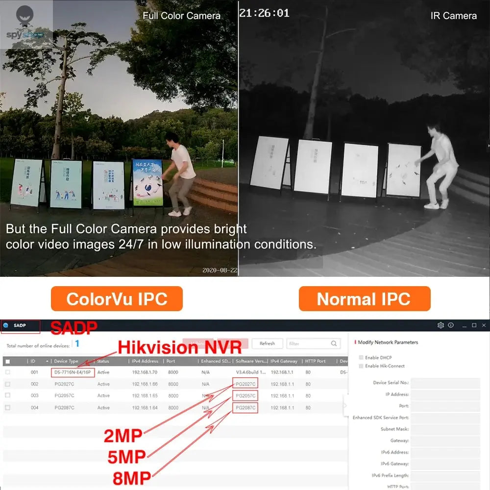 Hikvision POE Camera Bullet ColorVu 8MP 5MP IP Camera MIC Night Vision Camera Surveillance CCTV Cam Motion Alarm IP66 Spy-shop.com