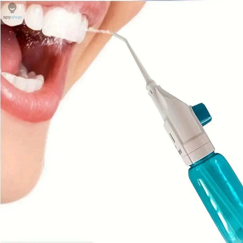 Household High Pressure Oral Irrigator Portable Teeth Clean Water Dental Floss Manual High Pressure Water Toothpick Spy-shop.com