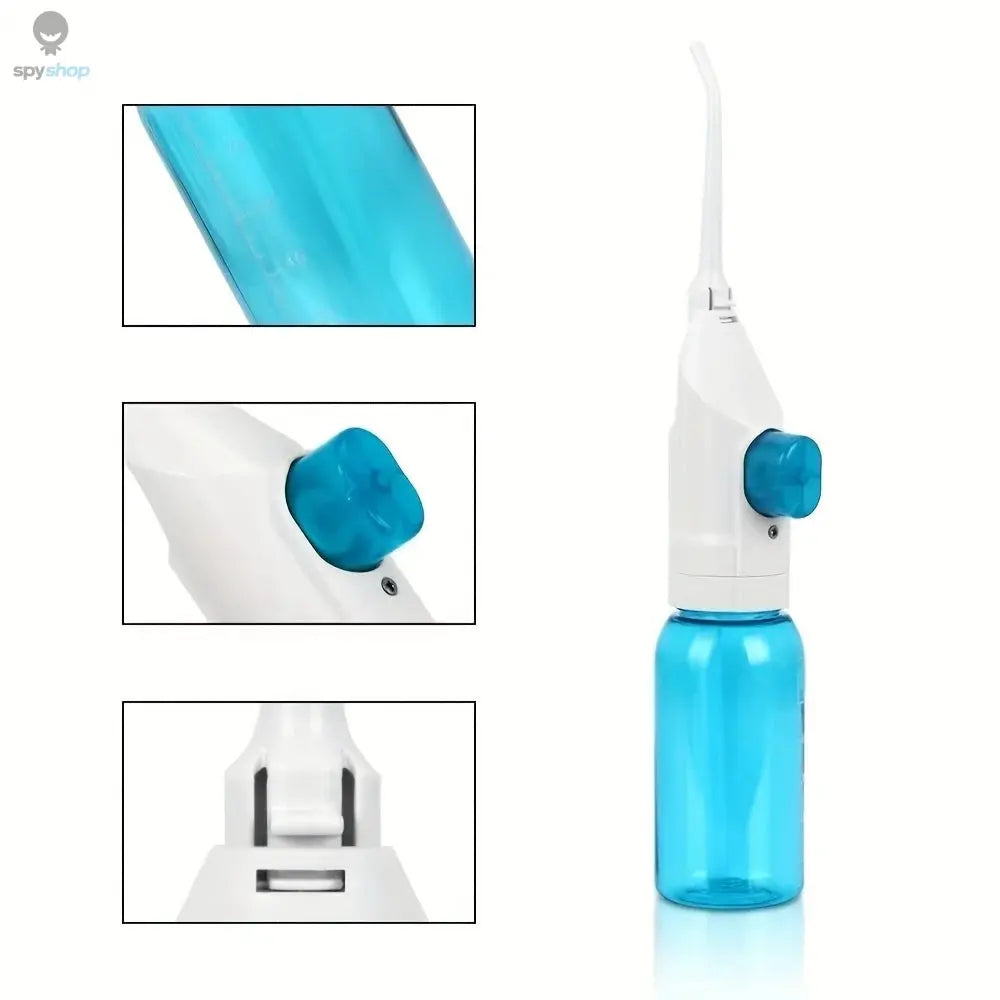 Household High Pressure Oral Irrigator Portable Teeth Clean Water Dental Floss Manual High Pressure Water Toothpick Spy-shop.com