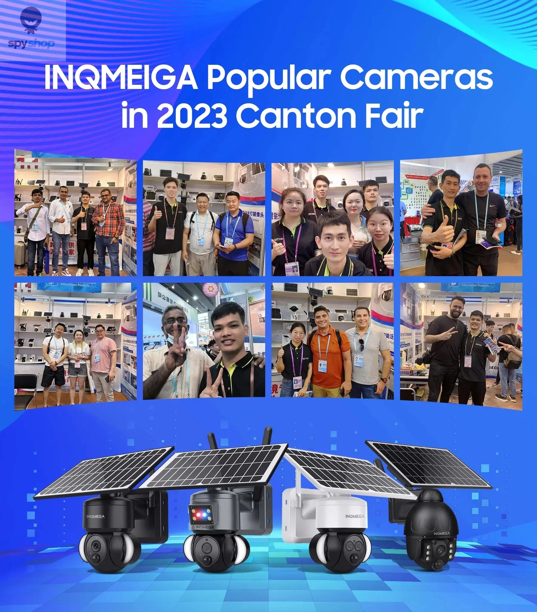 INQMEGA 5MP 4MP WIFI Wireless PTZ Solar Camera 4G SIM With Solar Panel Two Way Audio Security Protection CCTV Camera Battery Cam Spy-shop.com