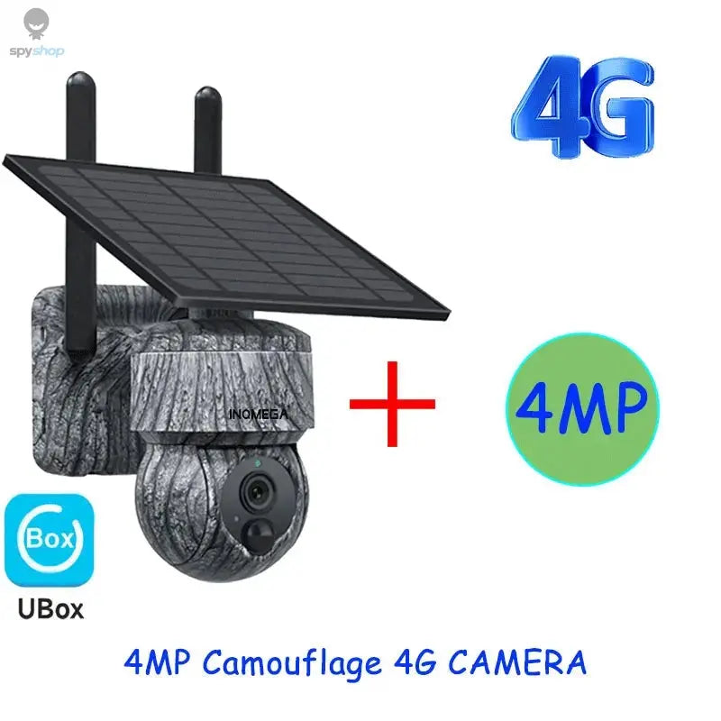 INQMEGA 5MP 4MP WIFI Wireless PTZ Solar Camera 4G SIM With Solar Panel Two Way Audio Security Protection CCTV Camera Battery Cam Spy-shop.com
