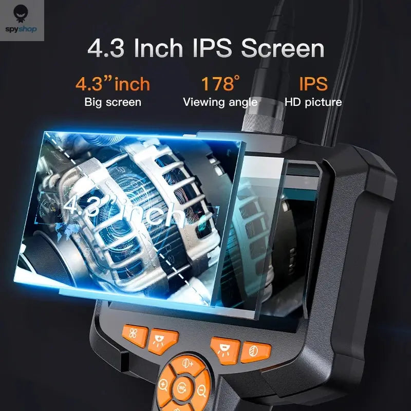 INSKAM 4.3 Inch IPS Screen Industrial Endoscope Camera HD1080P Single Lens Pipe Inspection Borescope for Checking Car Sewer Spy-shop.com