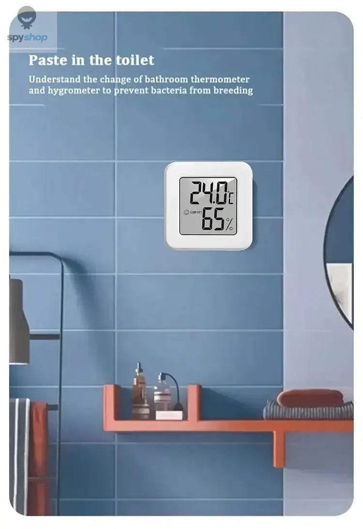 Indoor Mini Temperature and Humidity Meter, Bedroom Temperature Meter, Portable Electronic Digital Display, Humidity and Tempera 