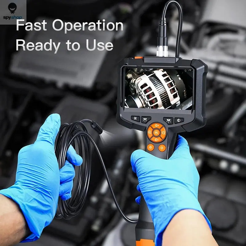 Industrial Endoscope Camera 4.3 "Single Dual Lens HD 1080P Car Inspection Borescope IP67 Waterproof Sewer Camera With LED Spy-shop.com
