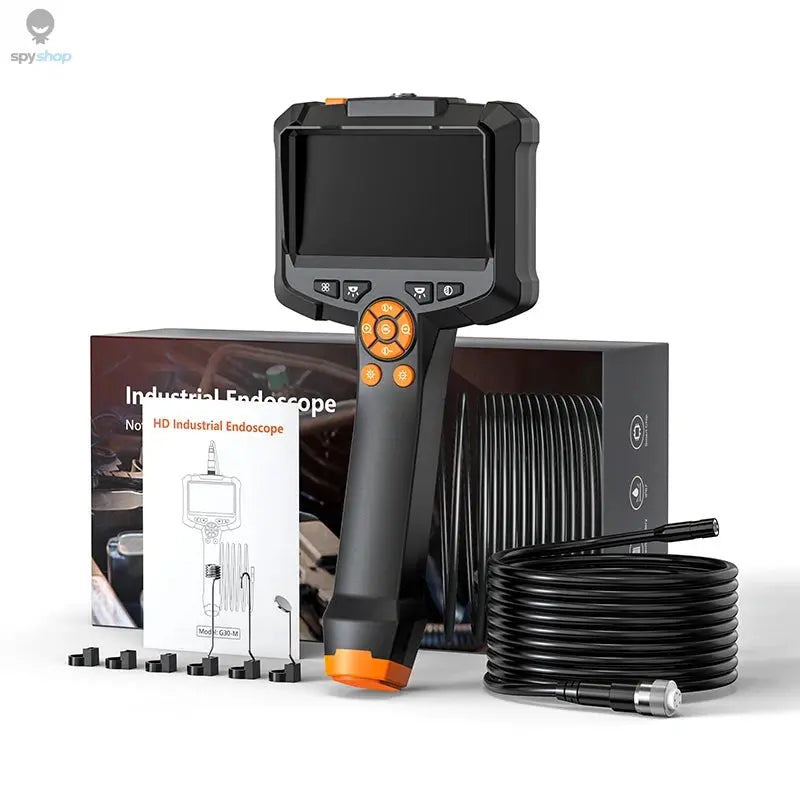 Industrial Endoscope Camera 4.3 "Single Dual Lens HD 1080P Car Inspection Borescope IP67 Waterproof Sewer Camera With LED Spy-shop.com