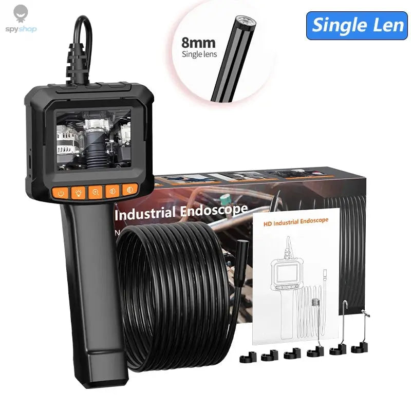 Industrial Endoscope Camera 4.3 "Single Dual Lens HD 1080P Car Inspection Borescope IP67 Waterproof Sewer Camera With LED Spy-shop.com