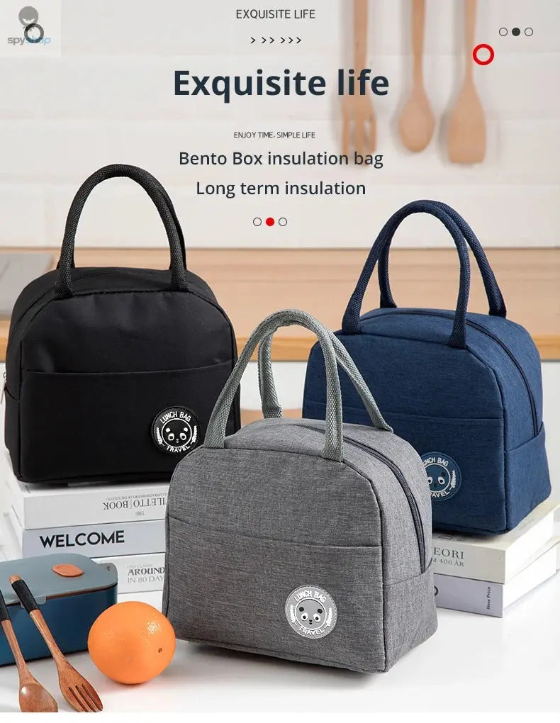 Insulated Lunch Bag Insulation Bento Pack Aluminum Foil Rice Bag Meal Pack Ice Pack Student Bento Lunch Handbag Insulation 