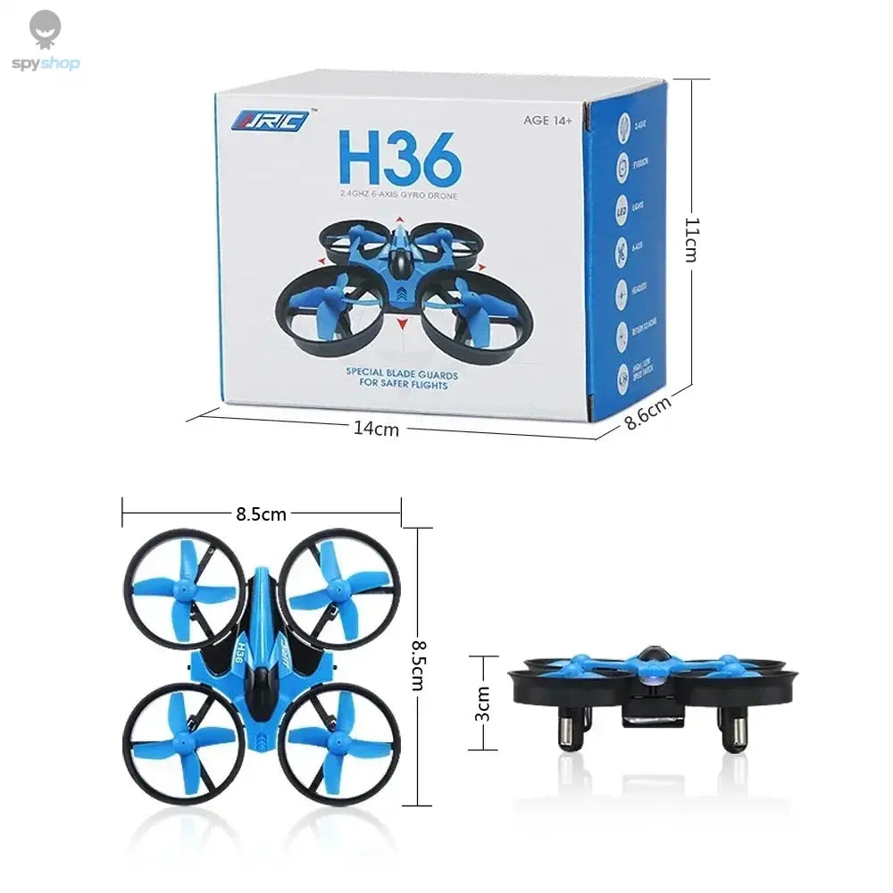 JJRC H36 Mini Rc Drone 4ch 6-Axis Headless Mode Helicopter 360° Flip Remote Control Quadcopter Toy Mini Drone For Kids Spy-shop.com