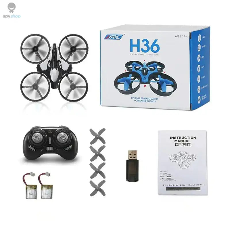 JJRC H36 Mini Rc Drone 4ch 6-Axis Headless Mode Helicopter 360° Flip Remote Control Quadcopter Toy Mini Drone For Kids Spy-shop.com
