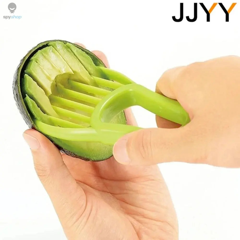 JJYY 3 In 1 Avocado Slicer Shea Corer Butter Fruit Peeler Cutter Pulp Separator Plastic Knife Kitchen Vegetable Tools Spy-shop.com