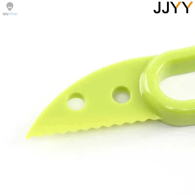 JJYY 3 In 1 Avocado Slicer Shea Corer Butter Fruit Peeler Cutter Pulp Separator Plastic Knife Kitchen Vegetable Tools Spy-shop.com