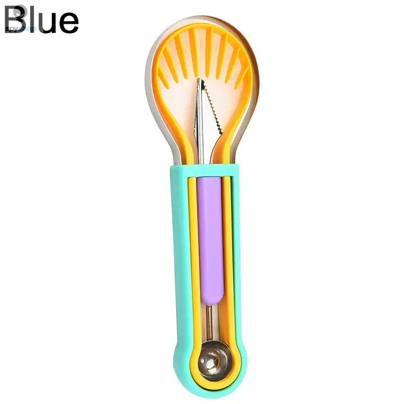 JJYY 3 In 1 Avocado Slicer Shea Corer Butter Fruit Peeler Cutter Pulp Separator Plastic Knife Kitchen Vegetable Tools Spy-shop.com