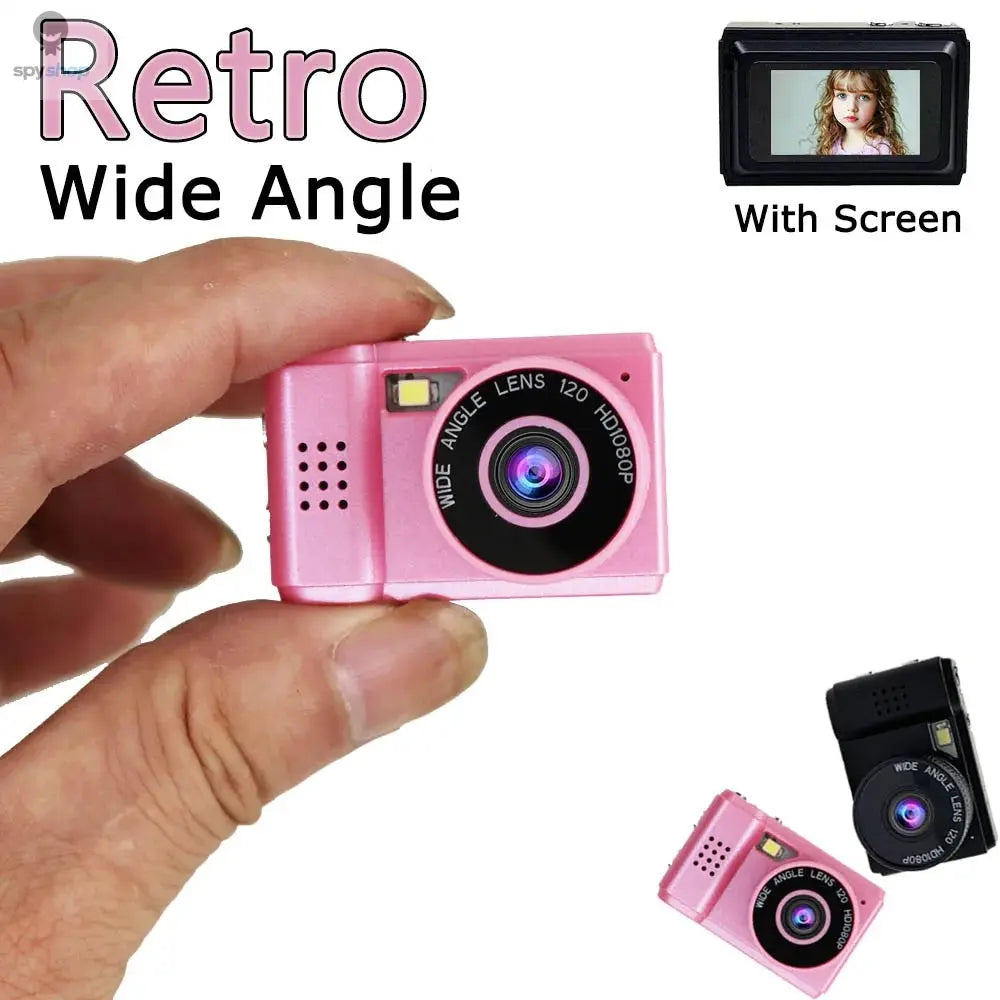 JOZUZE S5-A Mini Camera With Screen CMOS Indoor Home Outdoor 1080p Sports Portable Vintage Very Small Mini Camera Video Recorder Spy-shop.com