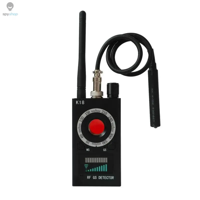 K18 Multi-function Anti-Candid Cam Wireless Lens Device Finder 1MHz-6.5GHz GSM Audio Bug Finder GPS Signal RF Tracker Detect Spy-shop.com