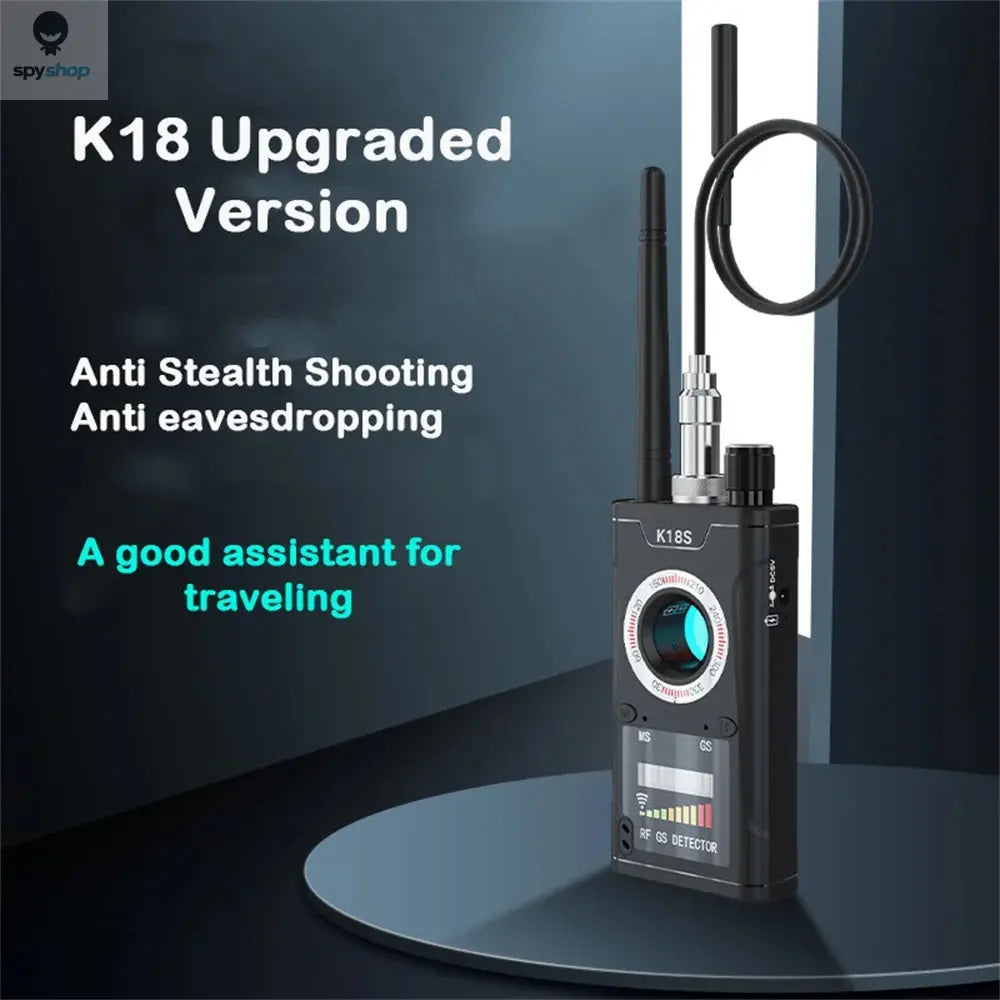 K18S Reverse Camera Detector GSM Audio Error Finder GPS Signal Scanner Upgrade RF Tracker Detect Spy-shop.com