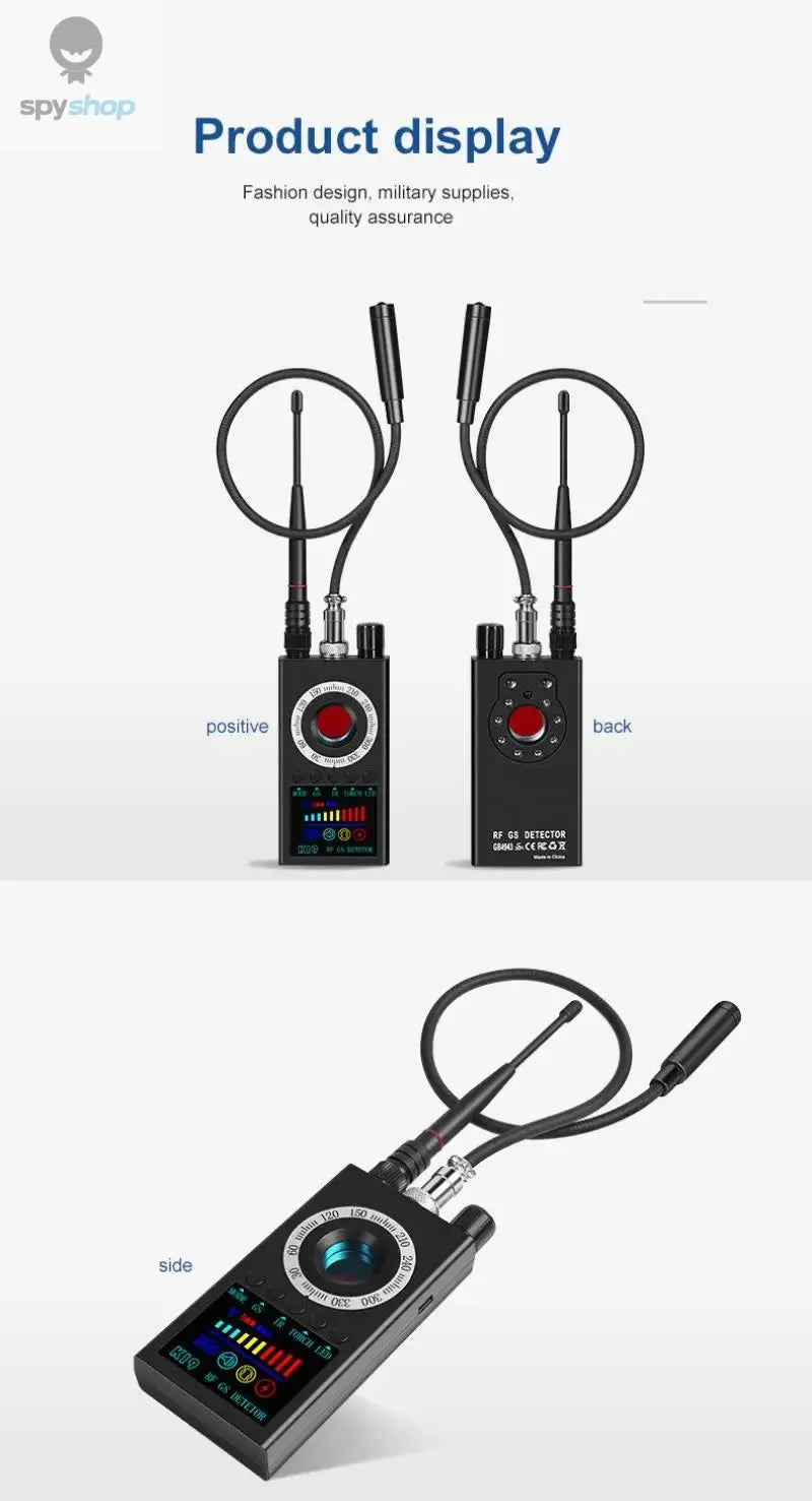K19 Wireless RF Signal Detector Anti Wiretapping Mini GPS Camera Finder Tracker Hotel Anti Candid Camera Bug Scanner Security Spy-shop.com