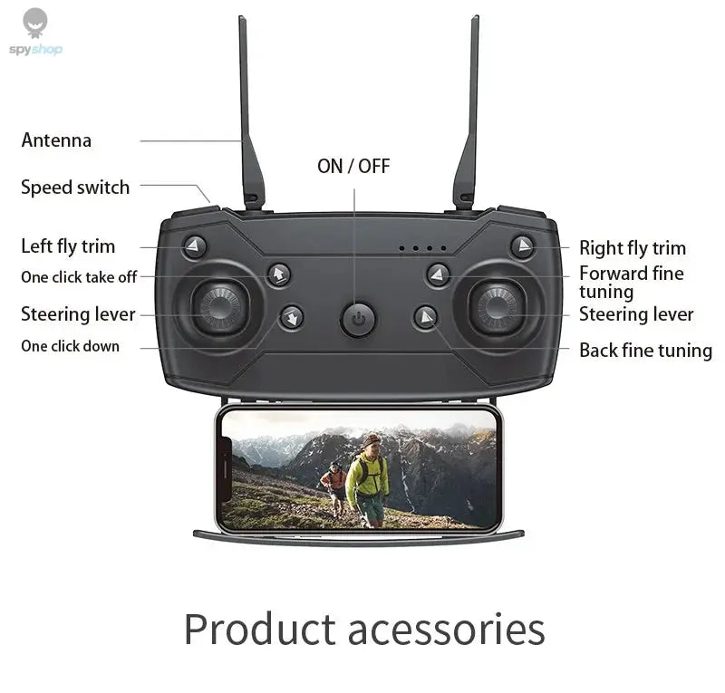 KDBFA 2024 New E88 Pro WIFI FPV Drone Wide Angle HD 4K 1080P Camera Height Hold RC Foldable Quadcopter Dron Helicopter Toys Gift 