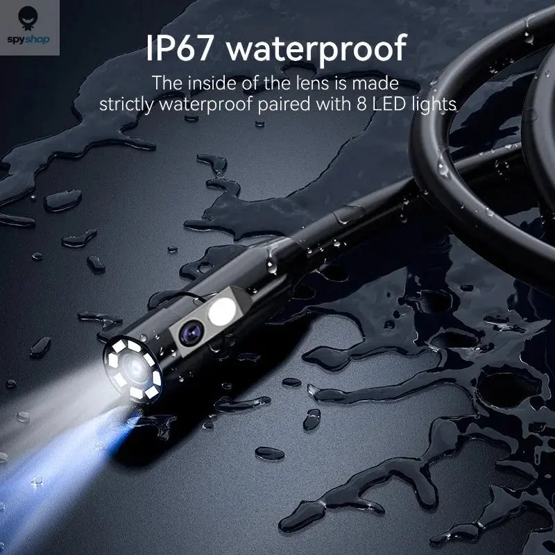 KERUI Industrial Endoscope Camera 4.3 "Single Dual Lens HD 1080P Car Inspection Borescope IP67 Waterproof Sewer Camera With LED Spy-shop.com
