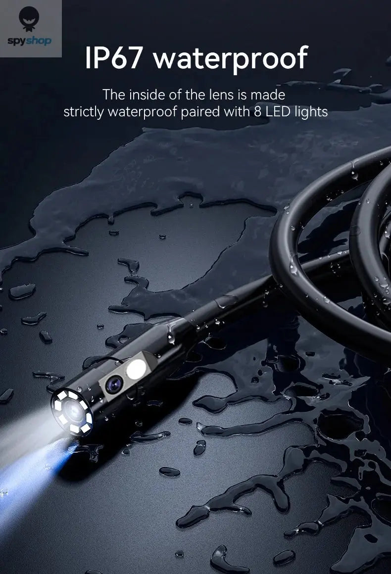 KERUI Industrial Endoscope Camera 4.3 "Single Dual Lens HD 1080P Car Inspection Borescope IP67 Waterproof Sewer Camera With LED Spy-shop.com