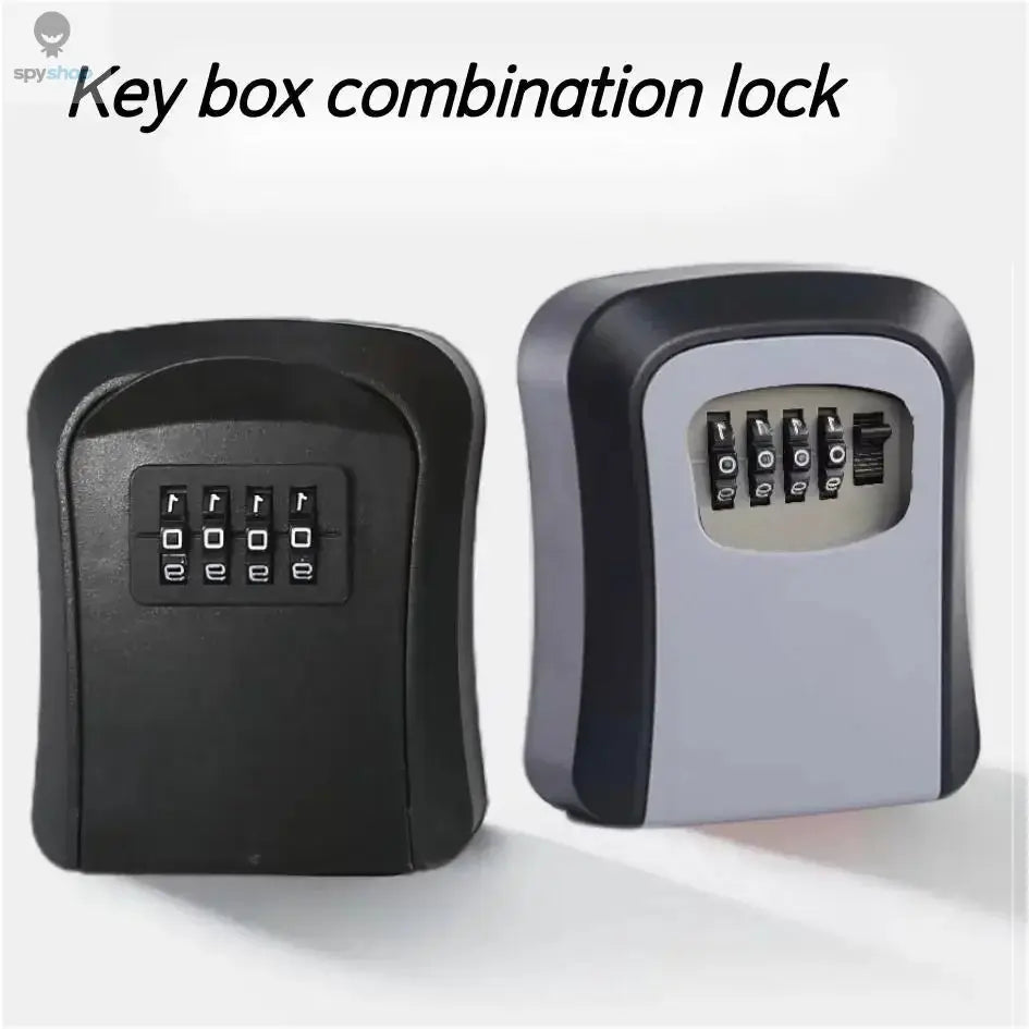 Key Keeper Combination Lock Wall Mounted Waterproof 4 Digits Passwords 5 Keys Storage Box Easy to Fix Home Or Office safe box Spy-shop.com