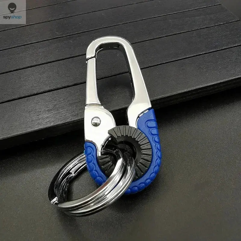 Keychain Buckle for Men Stainless Steel Key Ring Key Chain Hook Outdoor Carabiner Climbing Keyfob Accessories Spy-shop.com