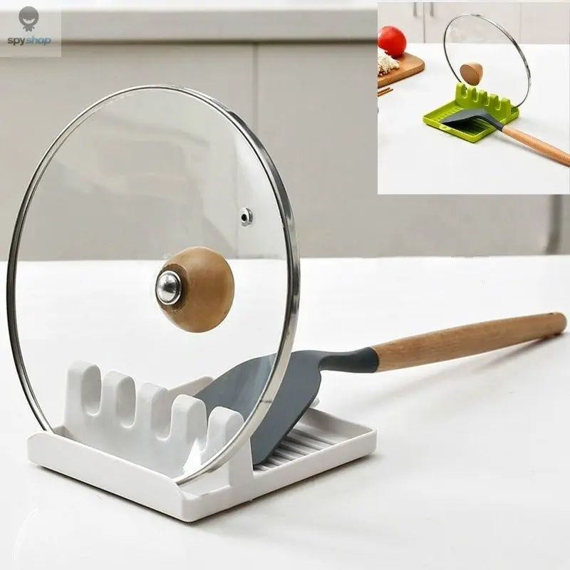 Kitchen Spoon Holders Fork Spatula Rack Shelf Organizer Plastic Chopsticks Holder Non-slip Spoons Pad Spy-shop.com