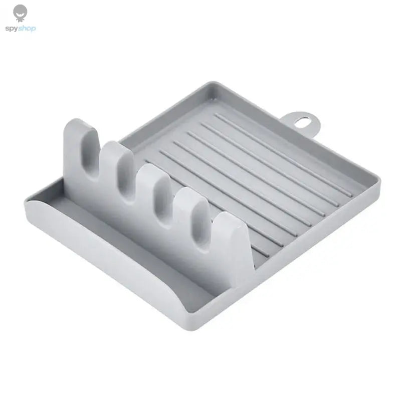 Kitchen Spoon Holders Fork Spatula Rack Shelf Organizer Plastic Chopsticks Holder Non-slip Spoons Pad Spy-shop.com