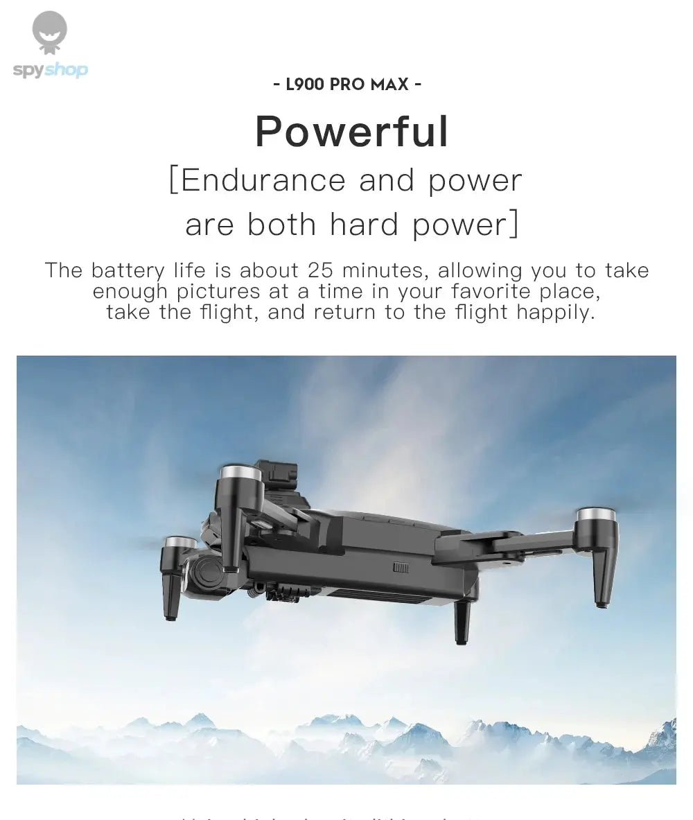 L900 Pro MAX GPS Drone 4K Professional HD Dual Camera 5G Wifi 360° Obstacle Avoidance Brushless Foldable Quadcopter RC Drone Toy 