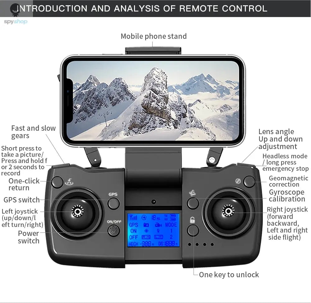 L900 Pro MAX GPS Drone 4K Professional HD Dual Camera 5G Wifi 360° Obstacle Avoidance Brushless Foldable Quadcopter RC Drone Toy 