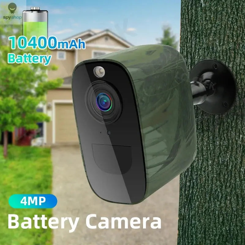 LCLCTEK 4G SIM Card Battery Powered Security Camera Full Color 4MP PIR Detection IP66 Outdoor Wireless CCTV Surveillance Cam Spy-shop.com
