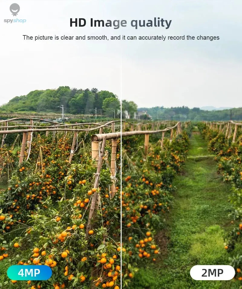 LCLCTEK 4G SIM Card Battery Powered Security Camera Full Color 4MP PIR Detection IP66 Outdoor Wireless CCTV Surveillance Cam Spy-shop.com