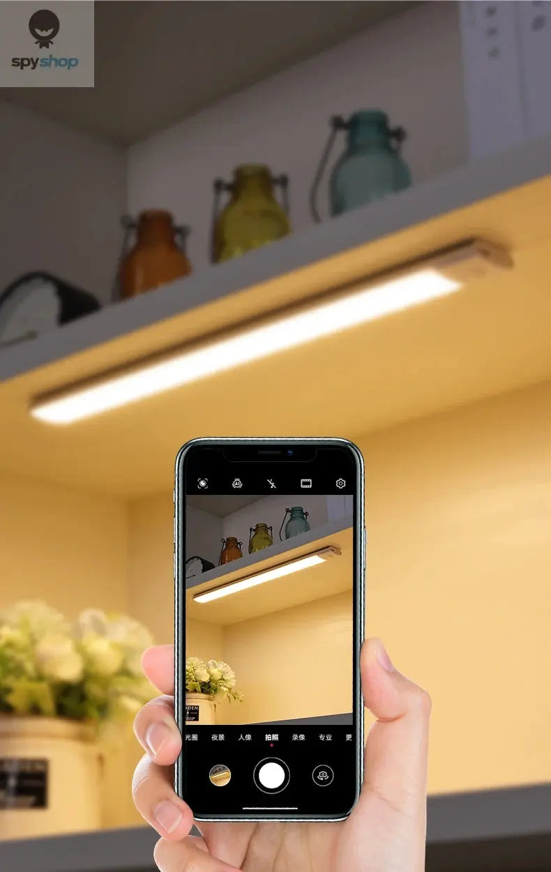 LED Cabinet Light USB Type-C Rechargeable Motion Sensor Led Lamp for Kitchen Wardrobe Cabinet Lighting 20cm/30cm/40cm/50cm/60cm Spy-shop.com
